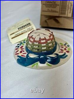 Longaberger 2013 Collectors Club Miniature Spring Bonnet Basket-NEW