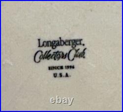 Longaberger 2013 Collectors Club Miniature Spring Bonnet Basket-NEW