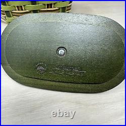 Longaberger 2013 Irish Traditions Basket Protector Liner Claddagh Lid Handle Longaberger 2013 Irish Traditions Basket Protector Liner Claddagh Lid Handle