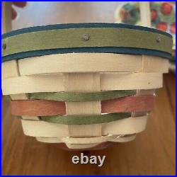 Longaberger 2013 Mothers Day Perennial Garden Set Combo Basket Lid Liner