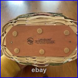 Longaberger 2013 Mothers Day Perennial Garden Set Combo Basket Lid Liner