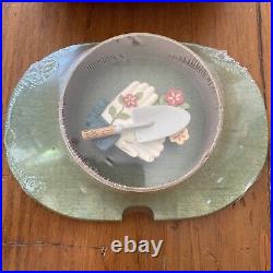 Longaberger 2013 Mothers Day Perennial Garden Set Combo Basket Lid Liner