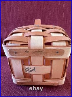 Longaberger 2014 Jelly Bean Baskets Set of 6 with Plastic Protectors
