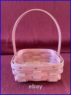 Longaberger 2014 Jelly Bean Baskets Set of 6 with Plastic Protectors