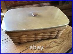 Longaberger 2014 Very Rare Warm Brown Small Stow Away Basket SetBrand New