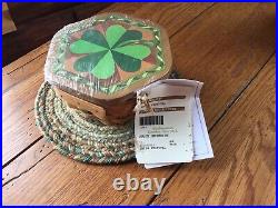 Longaberger 2015 Irish Festival Basket Set With LidBrand New