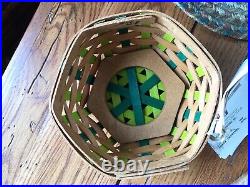 Longaberger 2015 Irish Festival Basket Set With LidBrand New