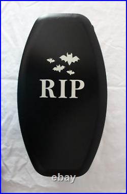 Longaberger 2015 R I P Black Coffin Basket 3 Piece RARE Halloween