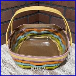 Longaberger 2016 Basket 12 Multi Color Forever Spring RARE