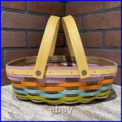 Longaberger 2016 Basket 12 Multi Color Forever Spring RARE