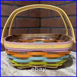 Longaberger 2016 Basket 12 Multi Color Forever Spring RARE
