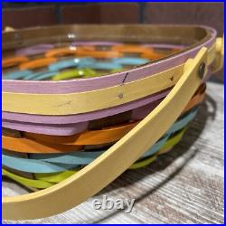 Longaberger 2016 Basket 12 Multi Color Forever Spring RARE
