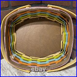 Longaberger 2016 Basket 12 Multi Color Forever Spring RARE