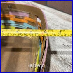Longaberger 2016 Basket 12 Multi Color Forever Spring RARE