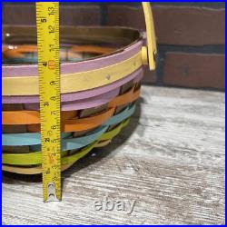 Longaberger 2016 Basket 12 Multi Color Forever Spring RARE