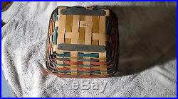 Longaberger 2016 Collector's Club Sunflower Basket set NEW in hand! RETIRED