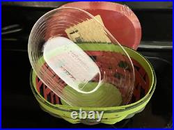 Longaberger 2016 Watermelon Basket WithPlastic Liner & Lid