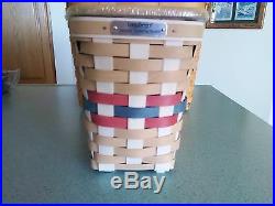 Longaberger 2017 Dresden Bee Basket set Complete with lid & protector NEW