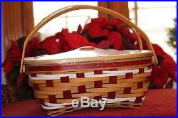 Longaberger 2017 Holiday Host Snow Drift Basket Set LAST in Series NEW In Hand