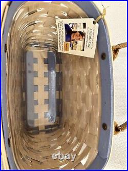 Longaberger 2017 Host Only Take Me withYou Booking Basket, BLUE SET! VERY RARE
