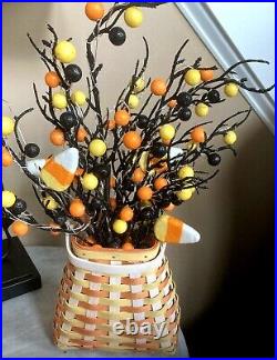 Longaberger 2022 Candy Corn Basket Set-NEW