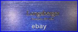 Longaberger 2022 Christmas Drum Set-Blue/White-Please Read Description-NEW