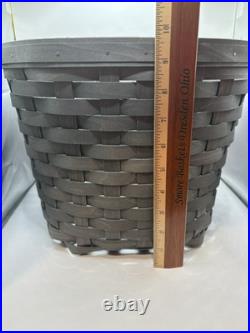 Longaberger 2022 Grey bicycle basket Withprotector Longaberger 2022 Grey bicycle basket Withprotector