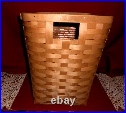 Longaberger 2023 MED. SQ WASTE BASKET & PROT! NEW! BUY IT NOW! USA Longaberger 2023 MED. SQ WASTE BASKET & PROT! NEW! BUY IT NOW! USA