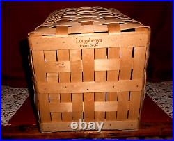 Longaberger 2023 MED. SQ WASTE BASKET & PROT! NEW! BUY IT NOW! USA Longaberger 2023 MED. SQ WASTE BASKET & PROT! NEW! BUY IT NOW! USA