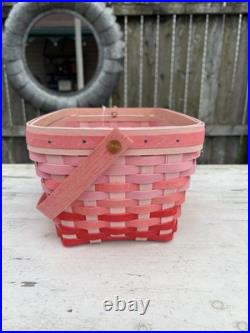 Longaberger 2025 Pink Basket Longaberger 2025 Pink Basket