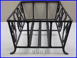 Longaberger 21-inch Long Window Box Basket with Wrought Iron Stand & Protector