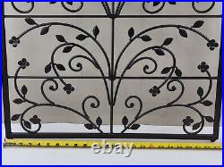Longaberger 30 x 23 Wrought Iron Hanging Wall Decor Arch Dogwood Trellis