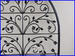 Longaberger 30 x 23 Wrought Iron Hanging Wall Decor Arch Dogwood Trellis