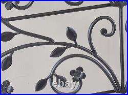 Longaberger 30 x 23 Wrought Iron Hanging Wall Decor Arch Dogwood Trellis