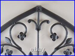 Longaberger 30 x 23 Wrought Iron Hanging Wall Decor Arch Dogwood Trellis
