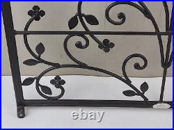 Longaberger 30 x 23 Wrought Iron Hanging Wall Decor Arch Dogwood Trellis