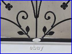 Longaberger 30 x 23 Wrought Iron Hanging Wall Decor Arch Dogwood Trellis