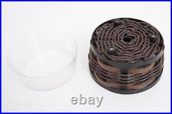 Longaberger Accents On the Veranda Collection Round Basket Metal Frame Outdoor 2
