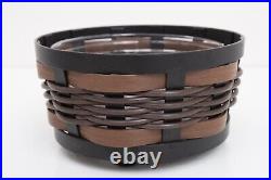 Longaberger Accents On the Veranda Collection Round Basket Metal Frame Outdoor 2