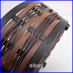 Longaberger Accents On the Veranda Collection Round Basket Metal Frame Outdoor 2