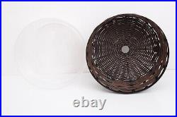 Longaberger Accents On the Veranda Collection Round Basket Metal Frame Outdoor 2