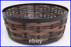 Longaberger Accents On the Veranda Collection Round Basket Metal Frame Outdoor 2