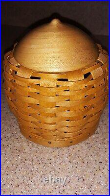 Longaberger Acorn Basket Set with Stand