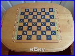 Longaberger All In One Game Set With Chess, Game Pieces. Great Set