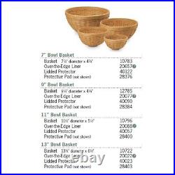 Longaberger American Holly BOWL BASKET SET 4-Liners USA 7-9-11-13 Last Set