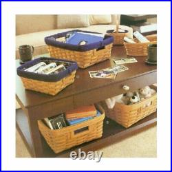 Longaberger American Holly STORAGE SOLUTIONS SET 3-Liners Made in USA New