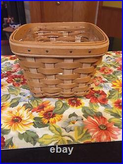 Longaberger At Home Garden Seedling Basket & Wrought Iron Set