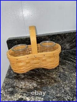 Longaberger Barbecue Basket Set Of 3 Baskets Withpottery Inserts