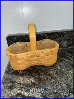 Longaberger Barbecue Basket Set Of 3 Baskets Withpottery Inserts
