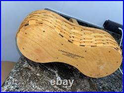 Longaberger Barbecue Basket Set Of 3 Baskets Withpottery Inserts